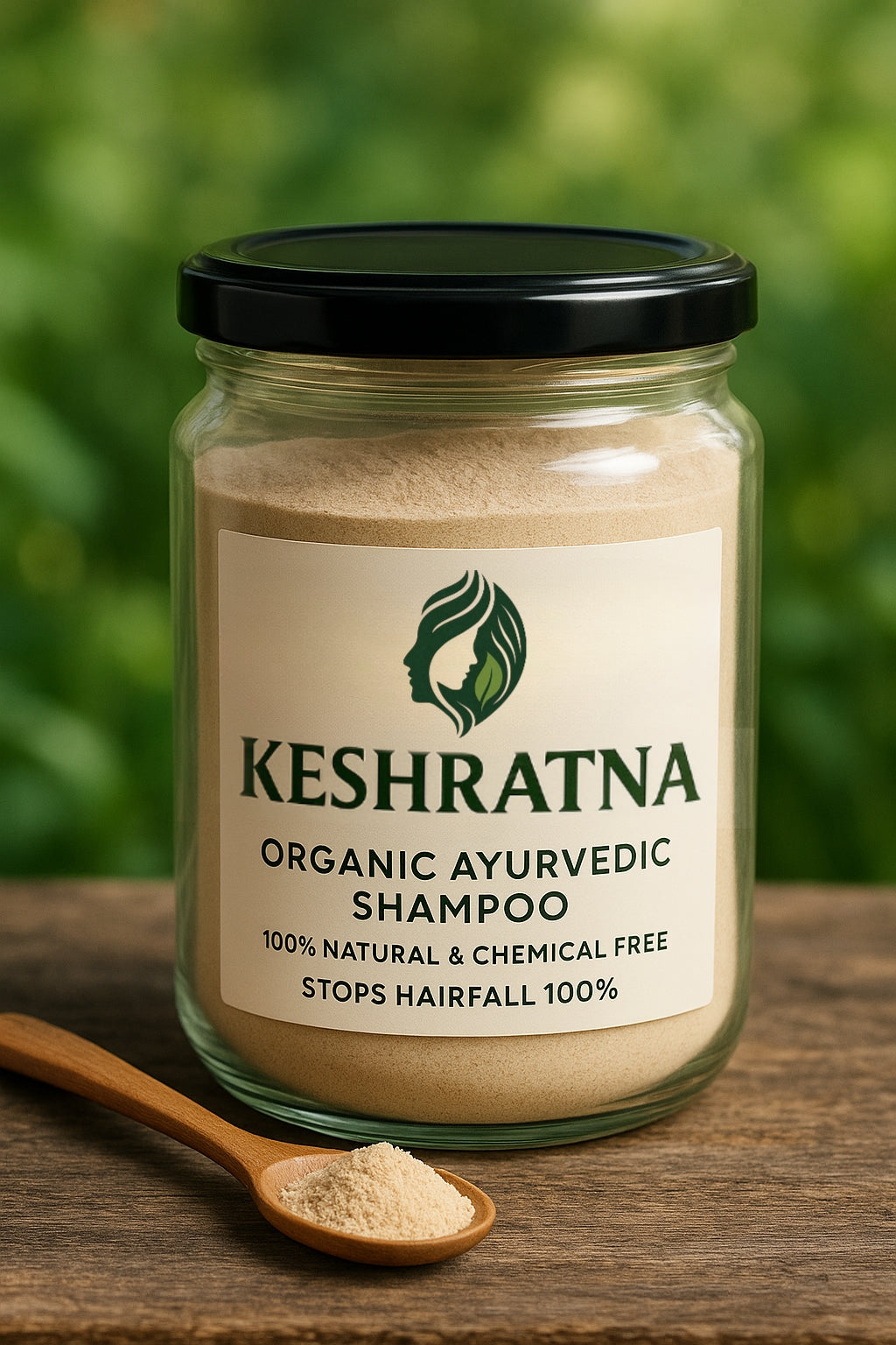 KESHRATNA Herbal Shampoo Powder – 100% Natural & Chemical-Free 400gm