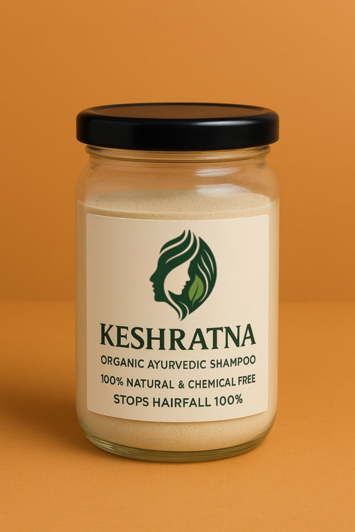 KESHRATNA Herbal Shampoo Powder – 100% Natural & Chemical-Free 400gm