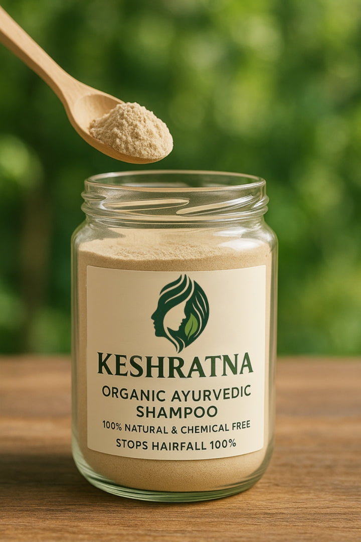 KESHRATNA Herbal Shampoo Powder – 100% Natural & Chemical-Free 400gm